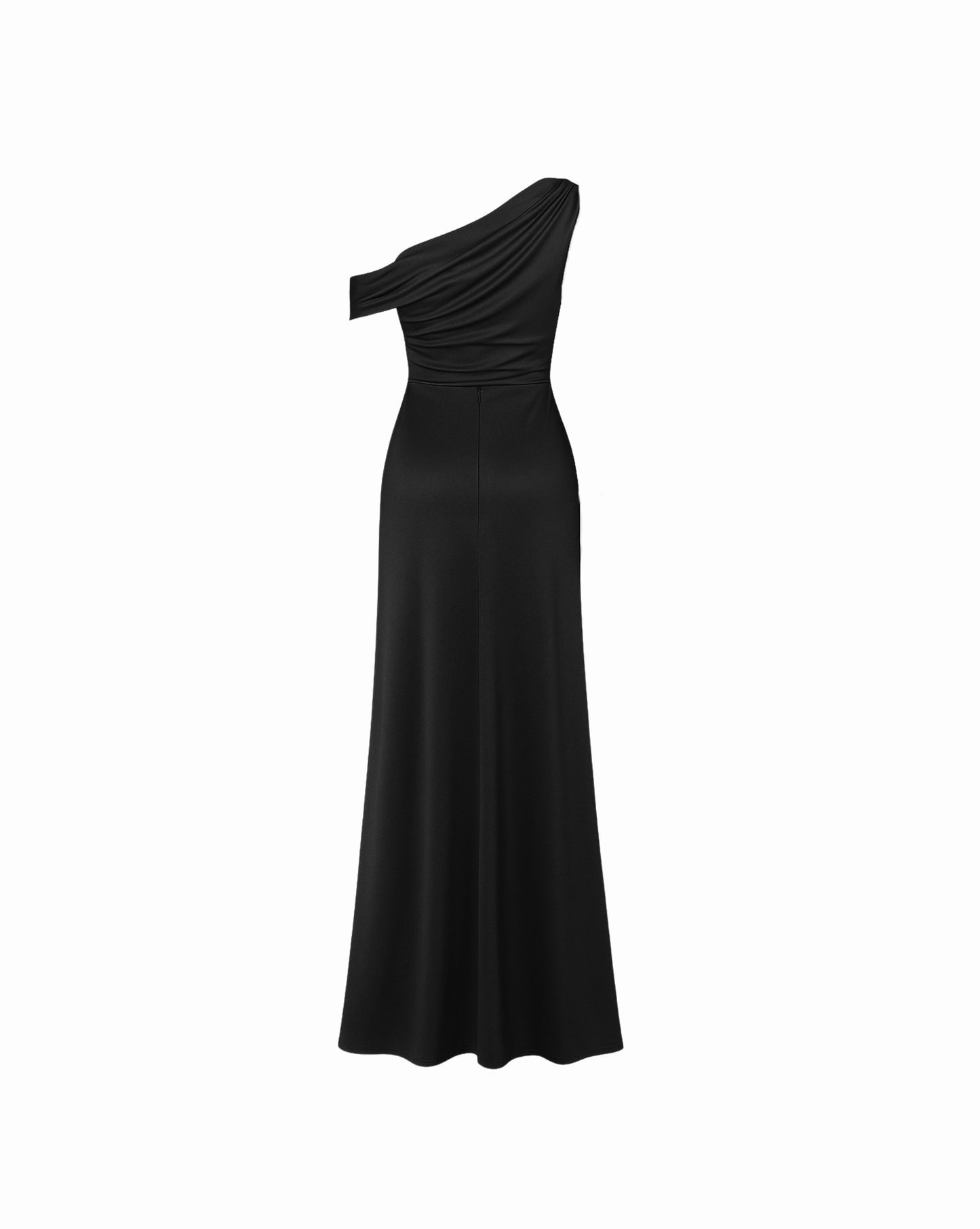 Black Eclipse Silk Gown