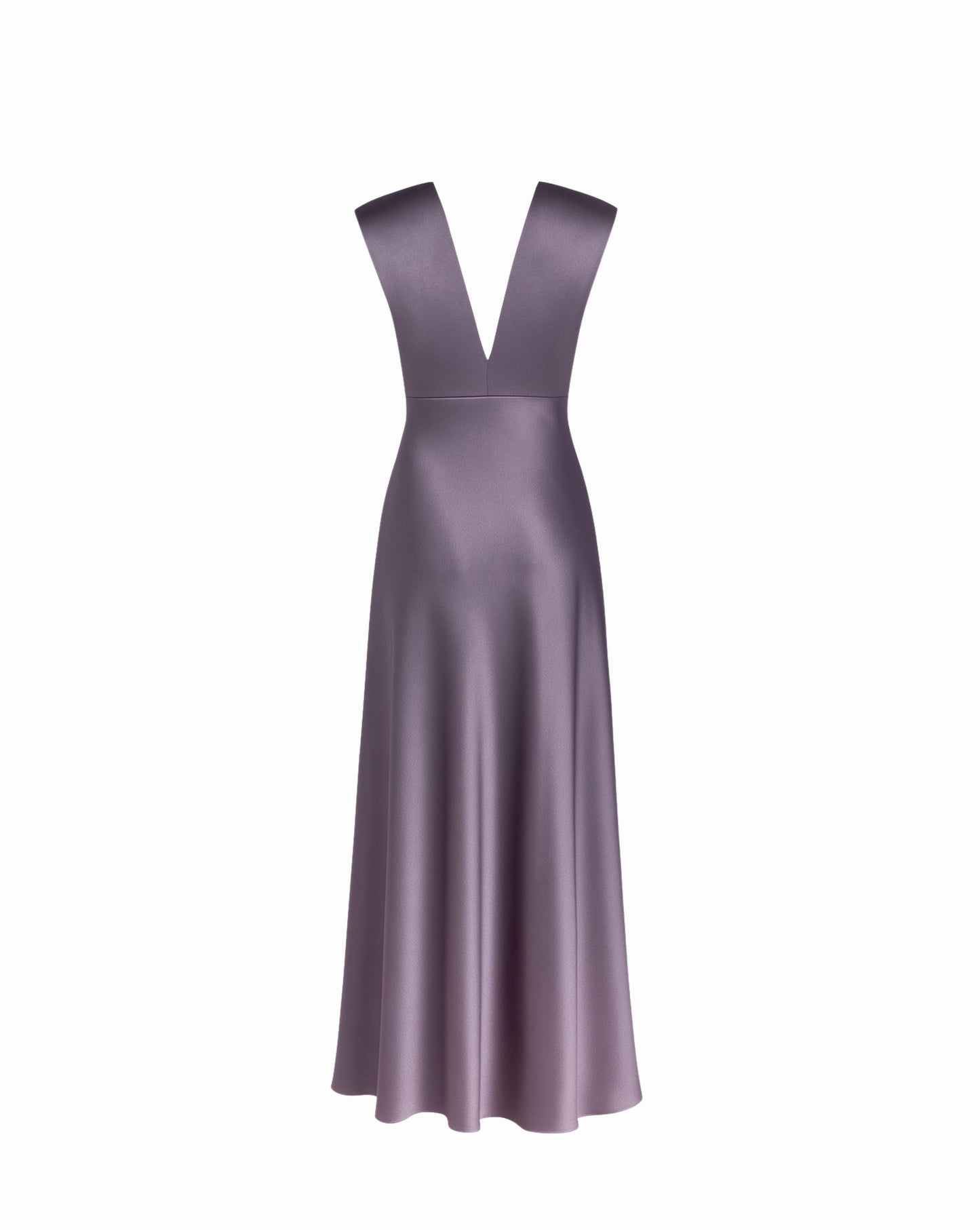 Amethyst Dusk Silk Dress