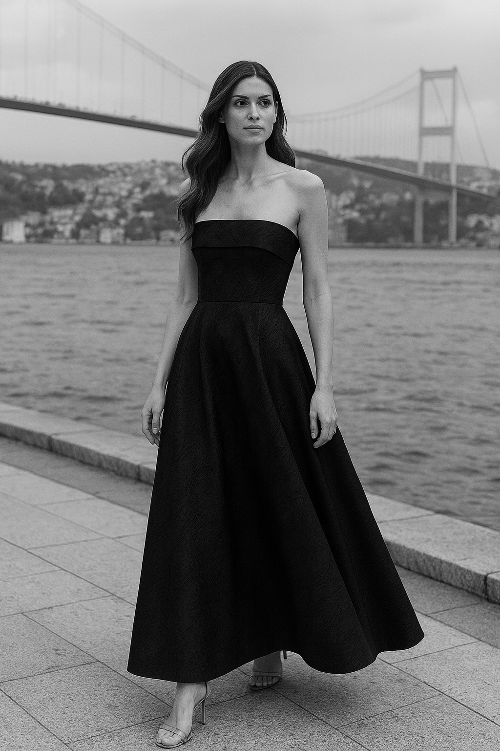 Noir Éternel Gown