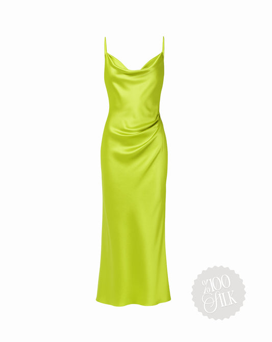 Chartreuse Serenade Dress