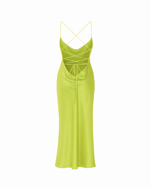 Chartreuse Serenade Dress
