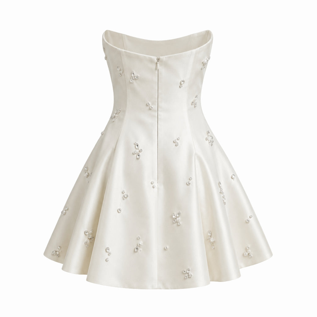 Ivory Starlight Mini Dress