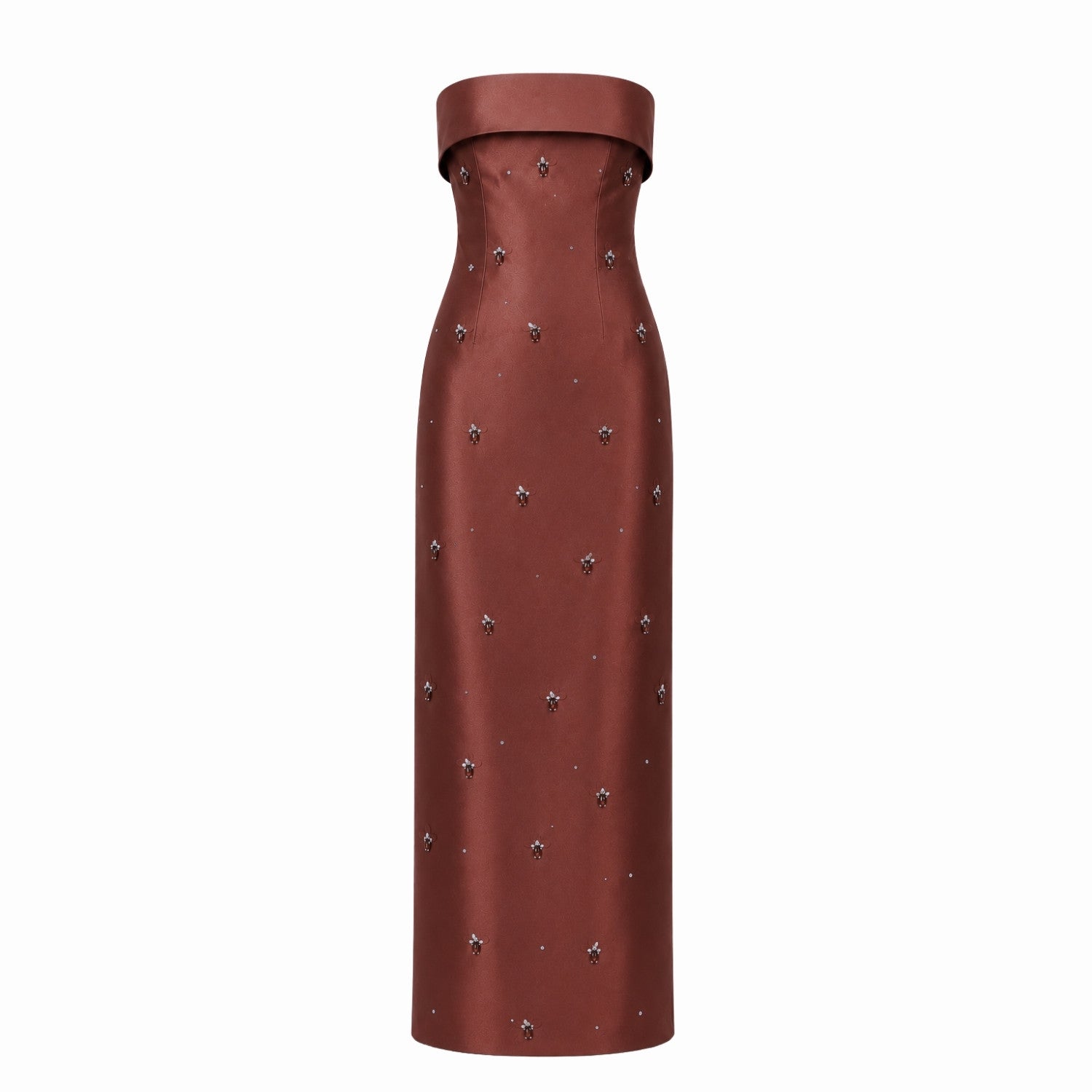 Rust Ember Column Gown