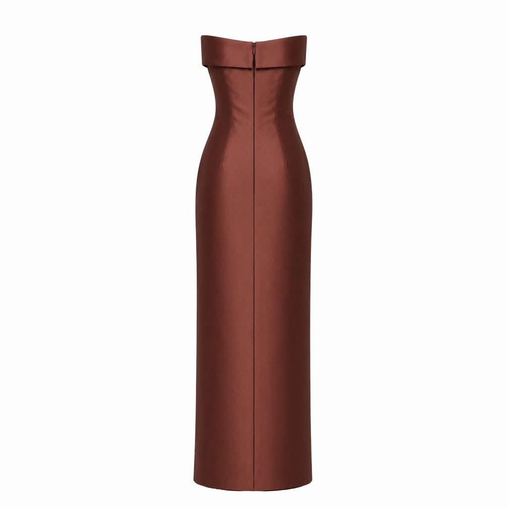 Rust Ember Column Gown