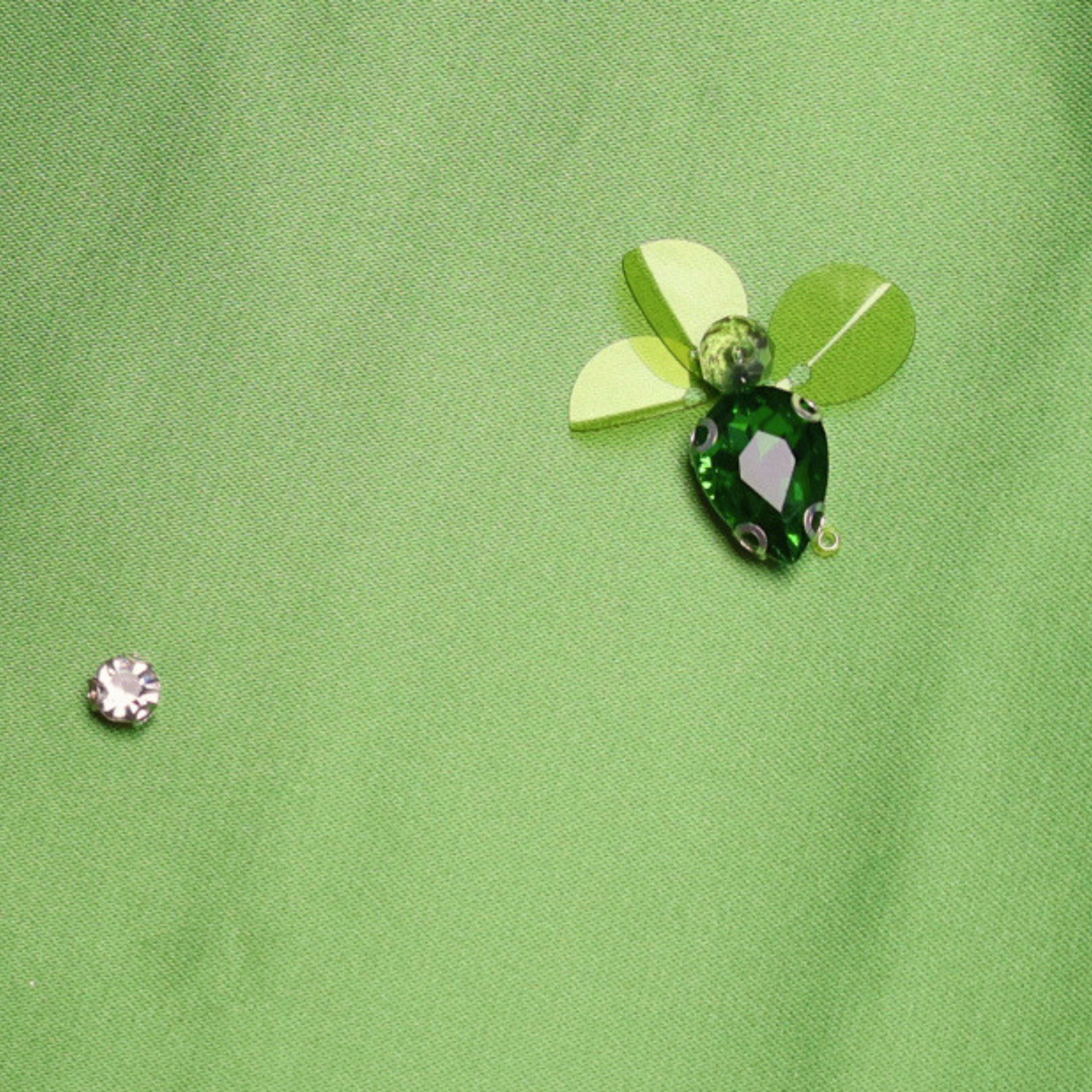 Lime Petal Column Gown