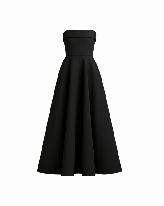 Noir Éternel Gown